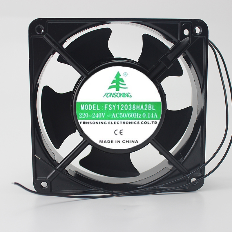 全新原装正品FONSONING FSY12038HA2BL 12038 220v 交流散热风扇